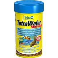 TetraWafer Mini Mix 100мл (Полноценный корм для всех донных рыб и ракообразных)