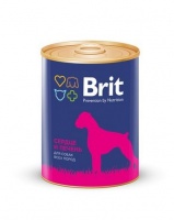 Brit Dog Heart Liver консервы для собак с сердцем и печенью 850 гр