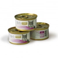 Брит консервы для кошек Brit Care Tuna&Salmon Тунец и лосось 80 гр