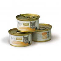 Брит консервы для кошек Brit Care Tuna, Carrot&Pea Тунец, морковь и горошек 80 гр