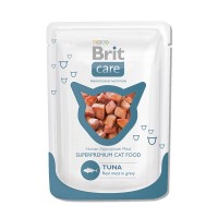 Брит Care Паучи для кошек Tuna Тунец, упаковка 80 гр х 24 шт