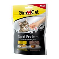 Gimcat Подушечки Нутри Покетс Таурин-Бьюти Микс д/кошек, 150 г (400686)