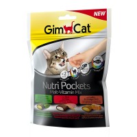 Gimcat Подушечки Нутри Покетс Мальт-Витамины Микс д/кошек, 150 г (400693)