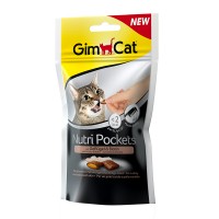 Gimcat Подушечки Нутри Покетс с птицей и биотином д/кошек, 60 г (400709)