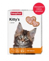 12508, 12596 Beaphar Kitty's Junior Кормовая добавка с биотином для котят
