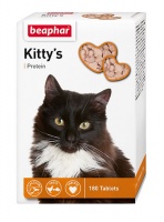 12510, 12579 Beaphar Kitty's + Protein Кормовая добавка для кошек с протеином