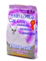 Pussy Cat Комкующийся наполнитель 4,5л (2,8 кг)