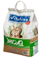 Vitaline Наполнитель Эко№1 премиум гранулированный древесный для кошек 10 кг