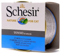 С168 Schesir Шезир консервы для кошек, Тунец в собственном соку 85 гр