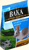 Вака High Quality корм для декоративных кроликов 500г. отпускается по 10 шт