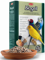 Padovan Biogrit 700 г  Био-песок с витаминами, минералами, для здорового питания декоративных птиц