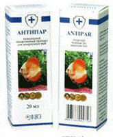 Антипар (для лечения эктопаразитарных, грибковых, бактериальных)