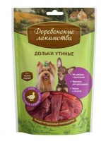 Деревенские лакомства для собак мини-пород Дольки утиные 55 гр