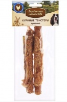 Деревенские лакомства для собак Куриные твистеры сушеные 90 гр