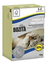 Bozita Feline Function Jelly Indoor Sterilised Chicken Tetra Pak консервы для домашних и стерилизованных кошек кусочки в желе с курицей 190 гр