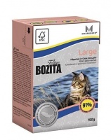 Bozita Feline Function Jelly Large Tetra Pak консервы для крупных кошек кусочки в желе с курицей и лососем 190 гр