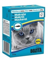 Bozita Feline Taste Jelly Mackerel Tetra Pak консервы для кошек кусочки в желе со скумбрией 370 гр