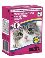 Bozita Feline Taste Jelly Crayfich Tetra Pak консервы для кошек кусочки в желе с лангустом 370 гр