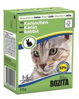 Bozita Feline Taste Jelly Rabbit Tetra Pak консервы для кошек кусочки в желе с кроликом 370 гр