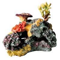 Грот "Коралловый риф", 32 см, пластик
