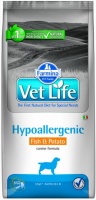Farmina Vet Life Dog Hypoallergenic Fish & Potato гипоаллергенный диетический сухой корм для собак, страдающих пищевой аллергией, рыба с картофелем