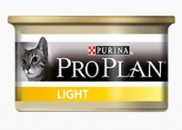 Purina Pro Plan Light Про План консервы для взрослых кошек с избыточным весом, паштет с индейкой (Упаковка 85 гр х 24 шт)