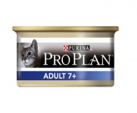Purina Pro Plan Adult 7+ Про План консервы для взрослых кошек старше 7 лет, паштет с тунцом (Упаковка 85 гр х 24 шт)