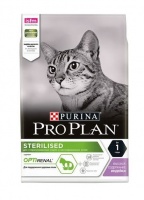 Purina Pro Plan Sterilised Optirenal Про План корм для стерилизованных кошек с индейкой 