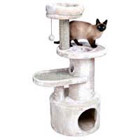 Домик для кошки "Alessio", 111 см, светло-серый