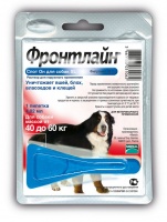 Фронтлайн СПОТ ОН Капли для собак от блох и клещей XL от 40 до 60 кг 1 пипетка