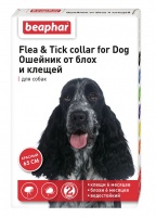 12612 Beaphar Flea & Tick collar for Dog Ошейник от блох и клещей для собак (красный)