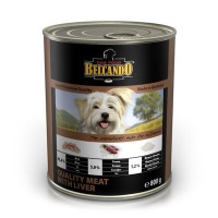 Belcando Super Premium Quality Meat With Liver Отборное мясо с печенью 100% мясные консервы для собак, подходят для всех возрастов