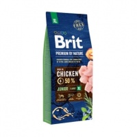Brit Premium by Nature Junior XL корм для щенков и юниоров гигантских пород, курица