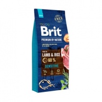 Brit Premium by Nature Sensitive Lamb & Rice корм для собак с чувствительным пищеварением, ягненок с рисом
