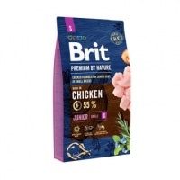 Brit Premium by Nature Junior S корм для щенков и юниоров мелких пород, курица