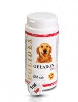 Polidex Gelabon plus Полидекс Гелабон Плюс - профилактика и лечение заболеваний суставов, костей для щенков и собак мелких и средних пород