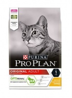 Purina Pro Plan Original Adult Optirenal Про План корм для кошек, для поддержания иммунитета, с курицей 
