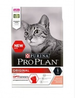 Purina Pro Plan Original Adult Optisenses Про План корм для кошек, для поддержания иммунитета, с лососем