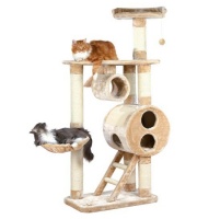 Домик для кошки "Mijas" 76*46*176 см, плюш, бежевый