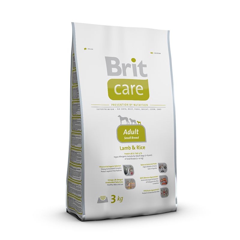 Brit Care Dog Adult Small Breed Lamb Rice