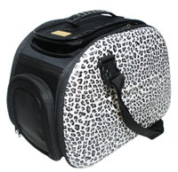 Ibiyaya складная сумка-переноска для собак и кошек до 6 кг сафари 46 х 32 х 30 см