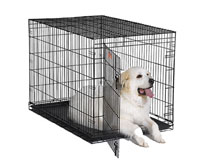 MidWest клетка для щенков и собак iCrate 1 дверь, черная 