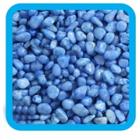 Грунт 20621D цветной синий, 2кг, 5-8мм