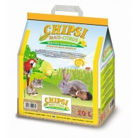 Наполнитель Chipsi Mais Citrus кукурузный ароматизированный для мелких животных и птиц