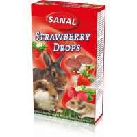 Дропсы с клубникой SK7350 SANAL Strawberry Drops 45 г