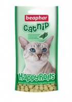 10576 Beaphar Лакомство рулеты Happy Rolls Catnip с кошачьей мятой для кошек