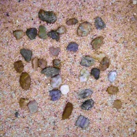 H2SHOW грунт натуральный крупный песок + галька 5 кг