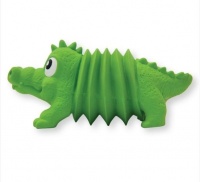 Petstages OutwardHound игрушка для собак Accordionz "Крокодил" латекс с пищалкой