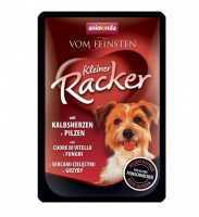 Animonda Vom Feinsten Kleiner Racker mit Kalbsherzen + Pilzen Паучи для собак c телячьим сердцем и грибами