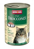 Animonda Brocconis Cat With Game + Poultry Консервы для кошек с дичью и домашней птицей